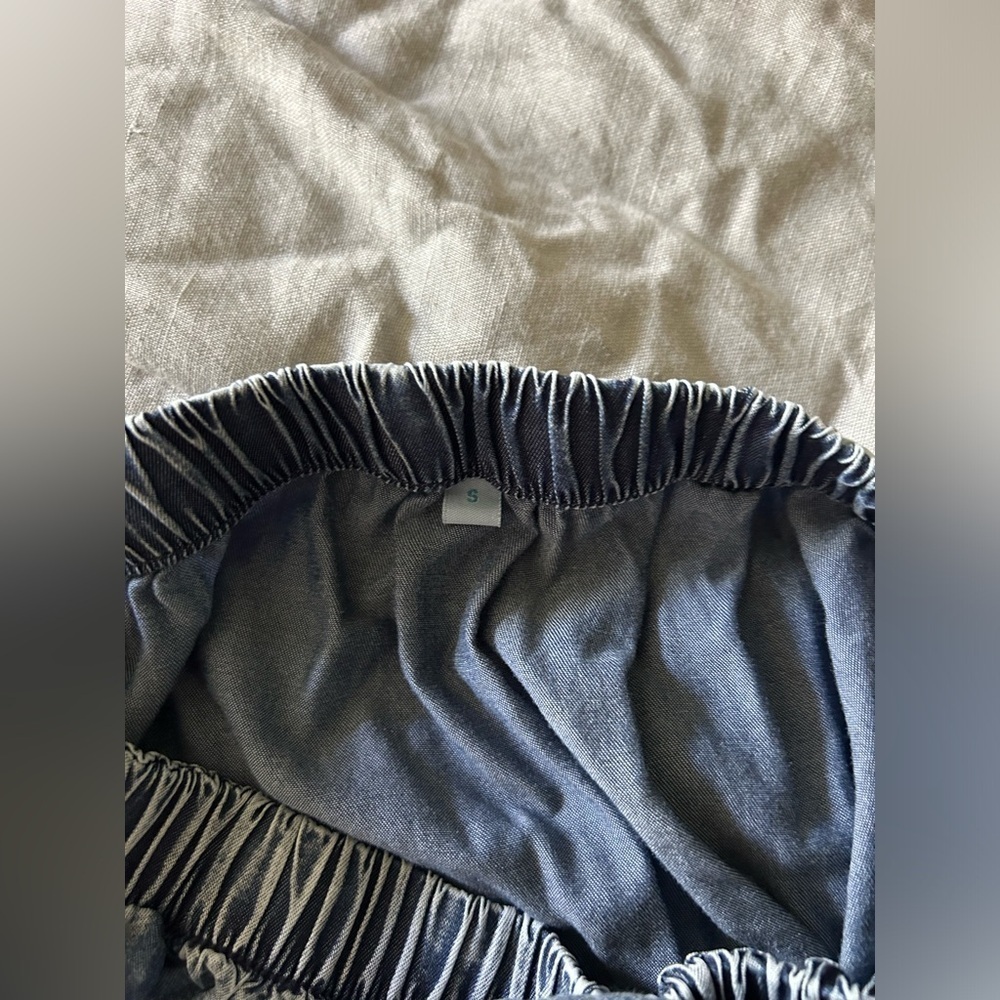 small blue denim looking shein jumpsuit! - Picture 3 of 3